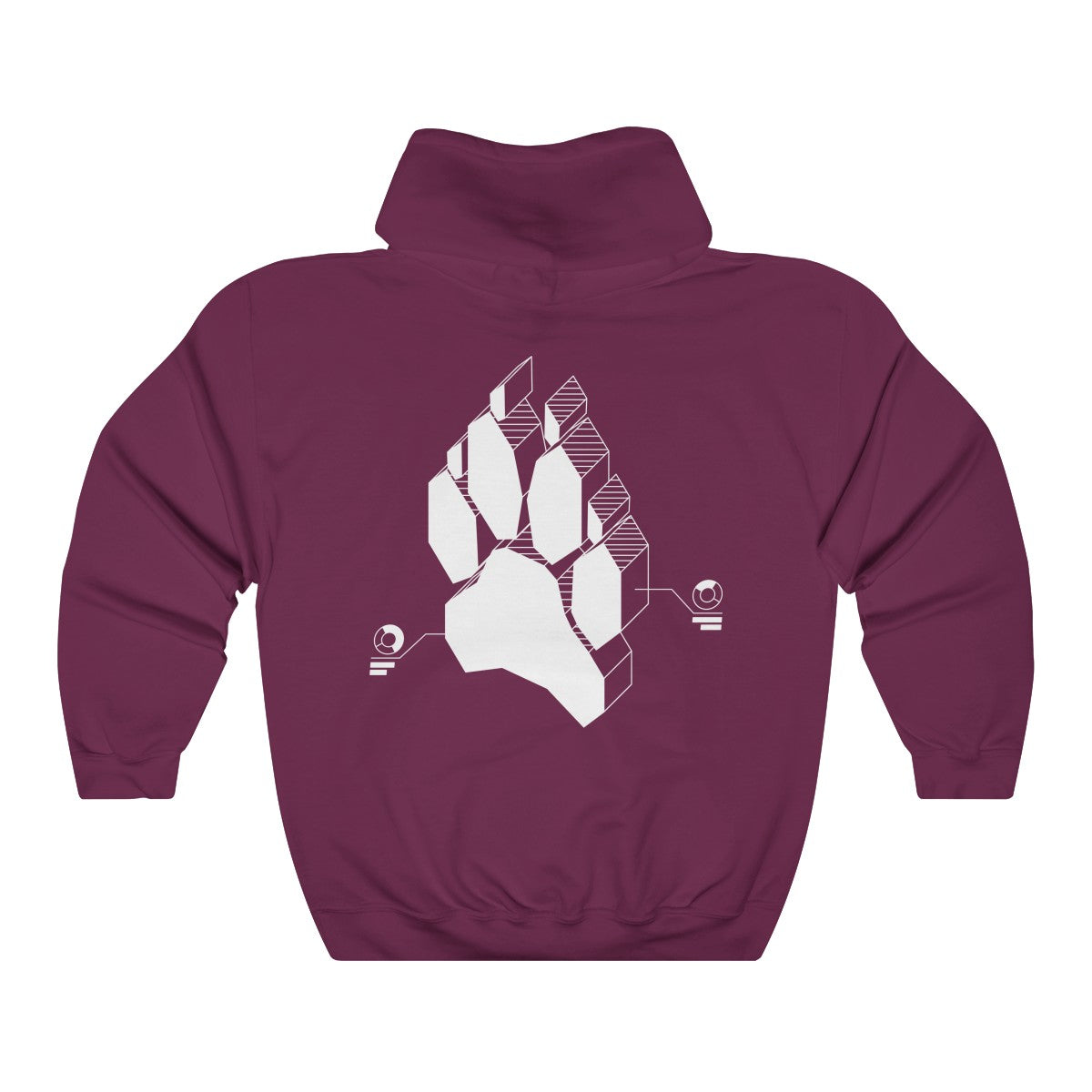 Techno Canine - Hoodie Hoodie Wexon Maroon S 