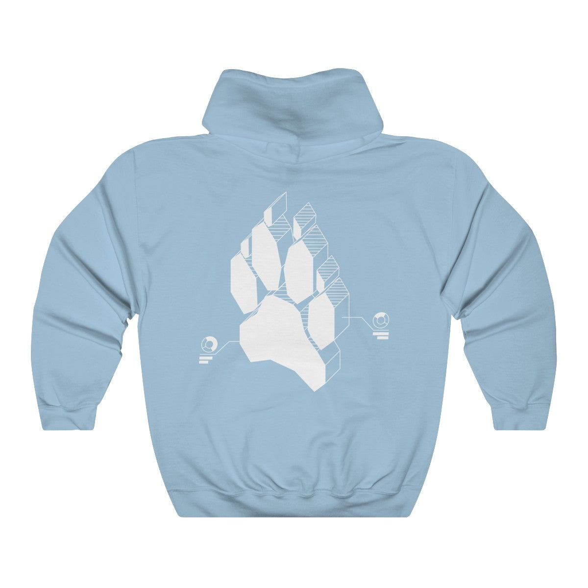 Techno Canine - Hoodie Hoodie Wexon Light Blue S 