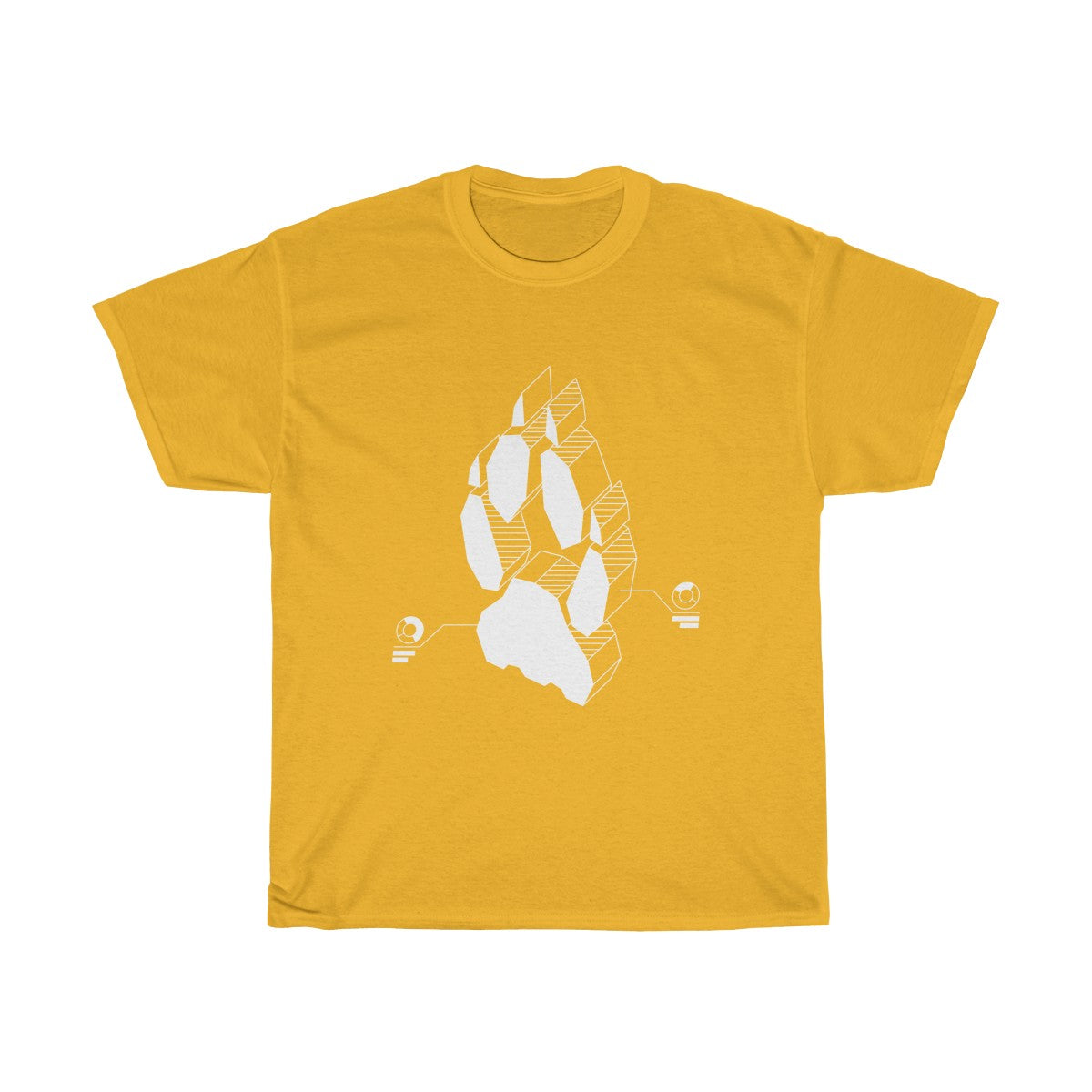 Techno Fox - T-Shirt T-Shirt Wexon Gold S 