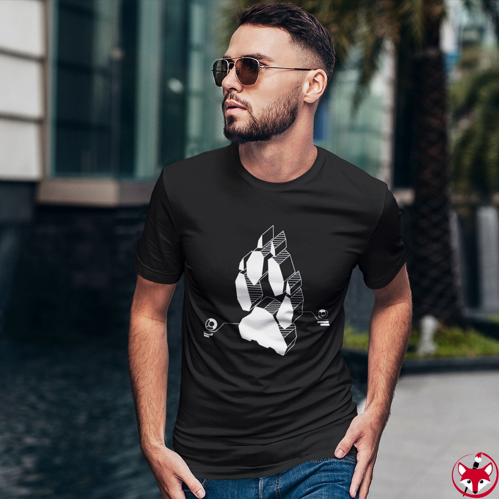 Techno Fox - T-Shirt T-Shirt Wexon 