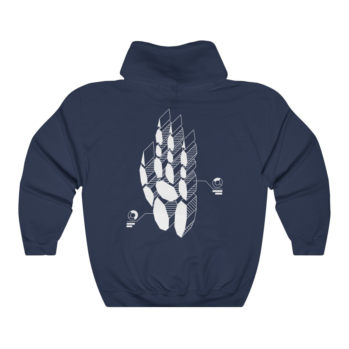 Techno Sergal - Hoodie Hoodie Wexon Navy Blue S 