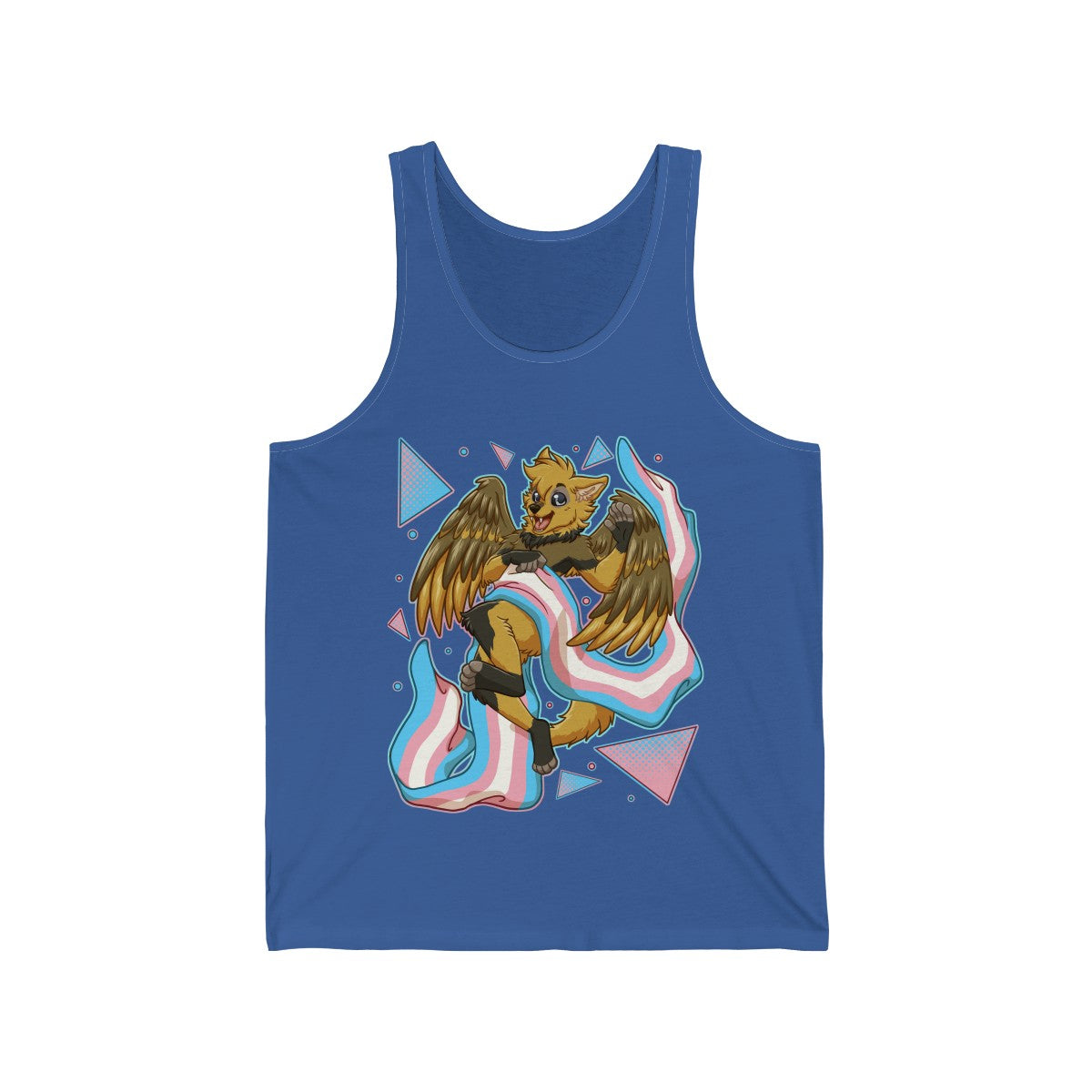 The Wolf Dragon - Tank Top Tank Top Cocoa Royal Blue XS 