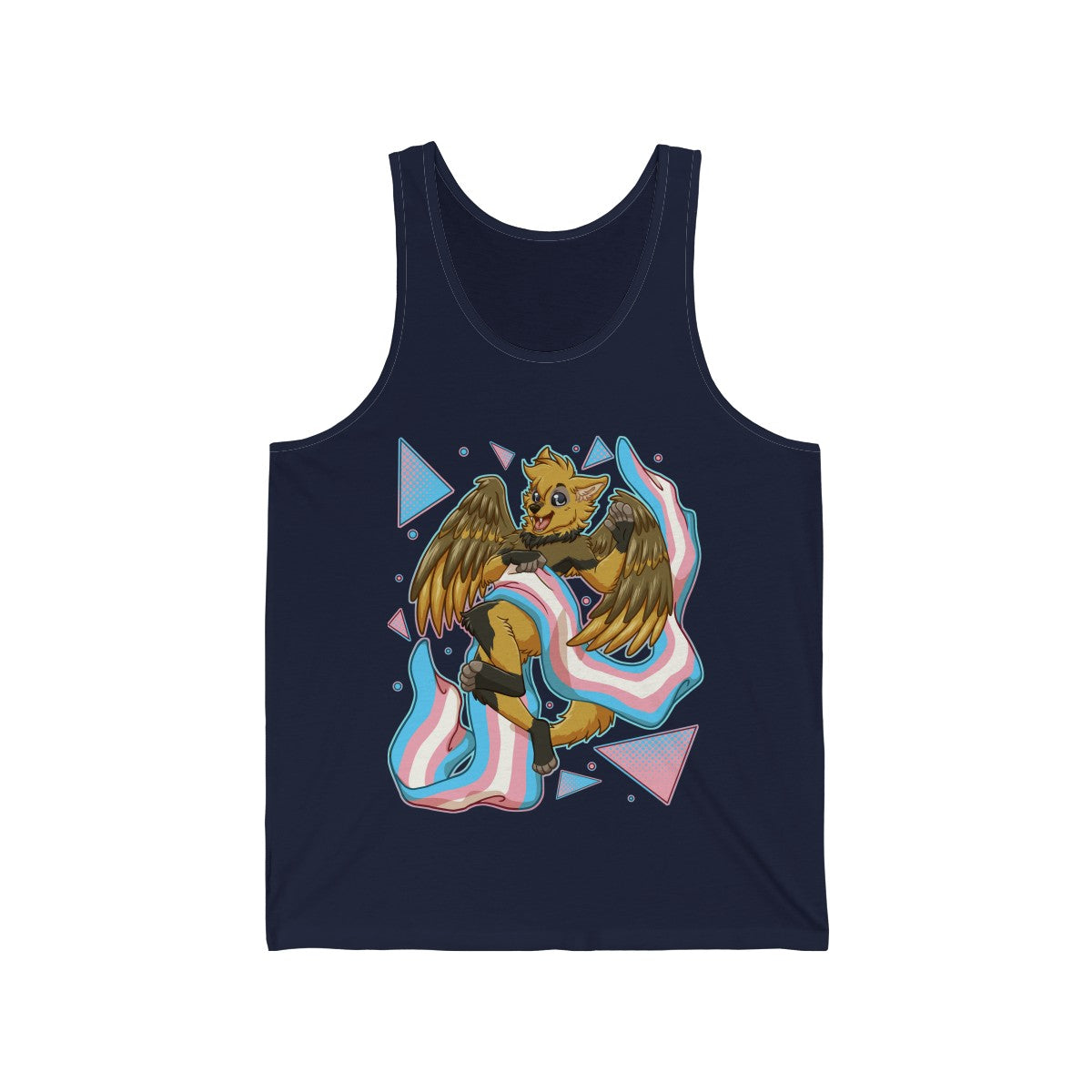 The Wolf Dragon - Tank Top Tank Top Cocoa Navy Blue XS 