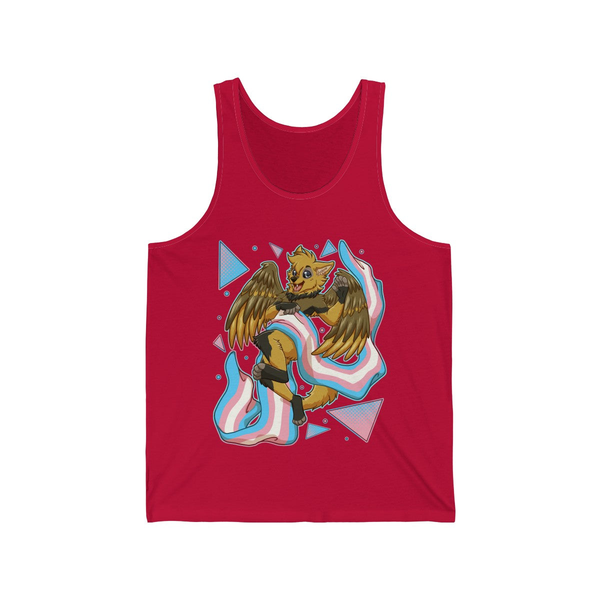 The Wolf Dragon - Tank Top Tank Top Cocoa Red XS 