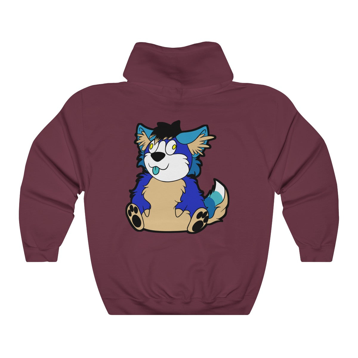 Thicc Boi No Text - Hoodie Hoodie AFLT-Hund The Hound Maroon S 