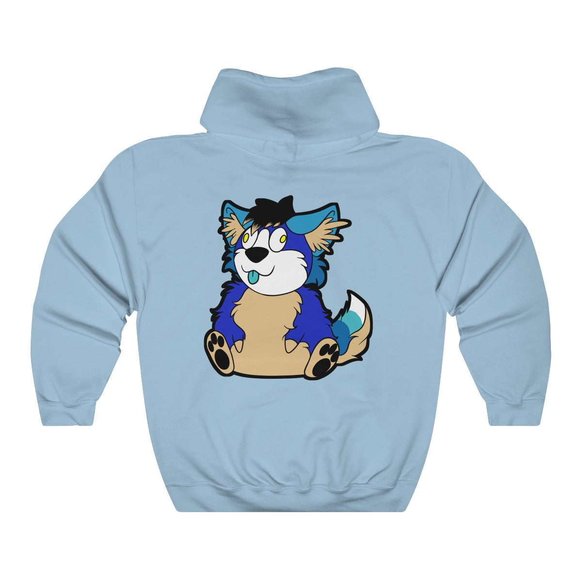 Thicc Boi No Text - Hoodie Hoodie AFLT-Hund The Hound Light Blue S 