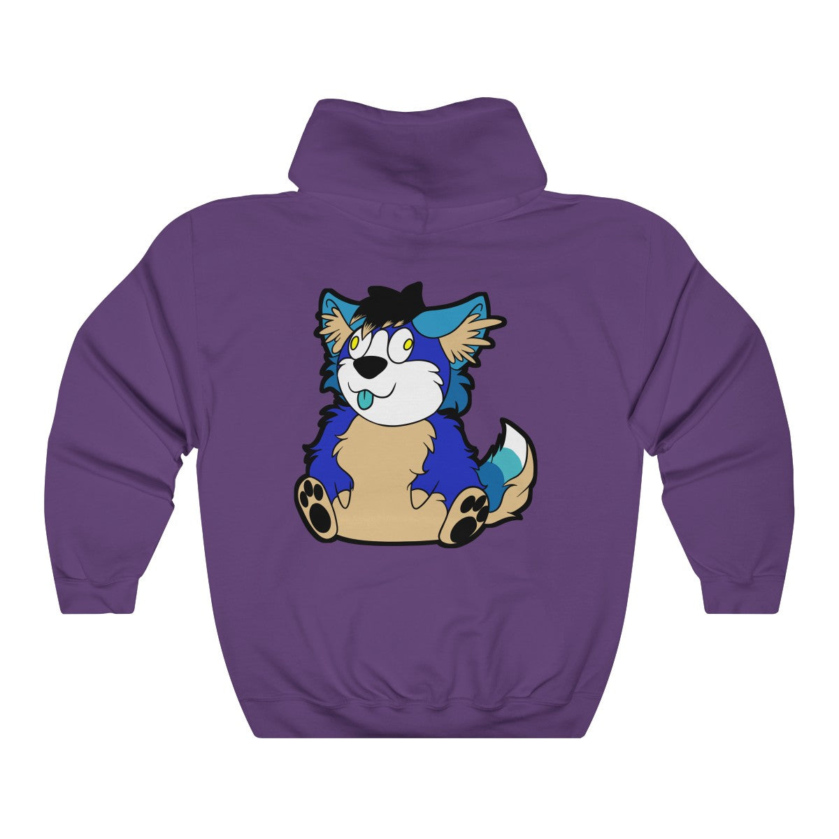 Thicc Boi No Text - Hoodie Hoodie AFLT-Hund The Hound Purple S 