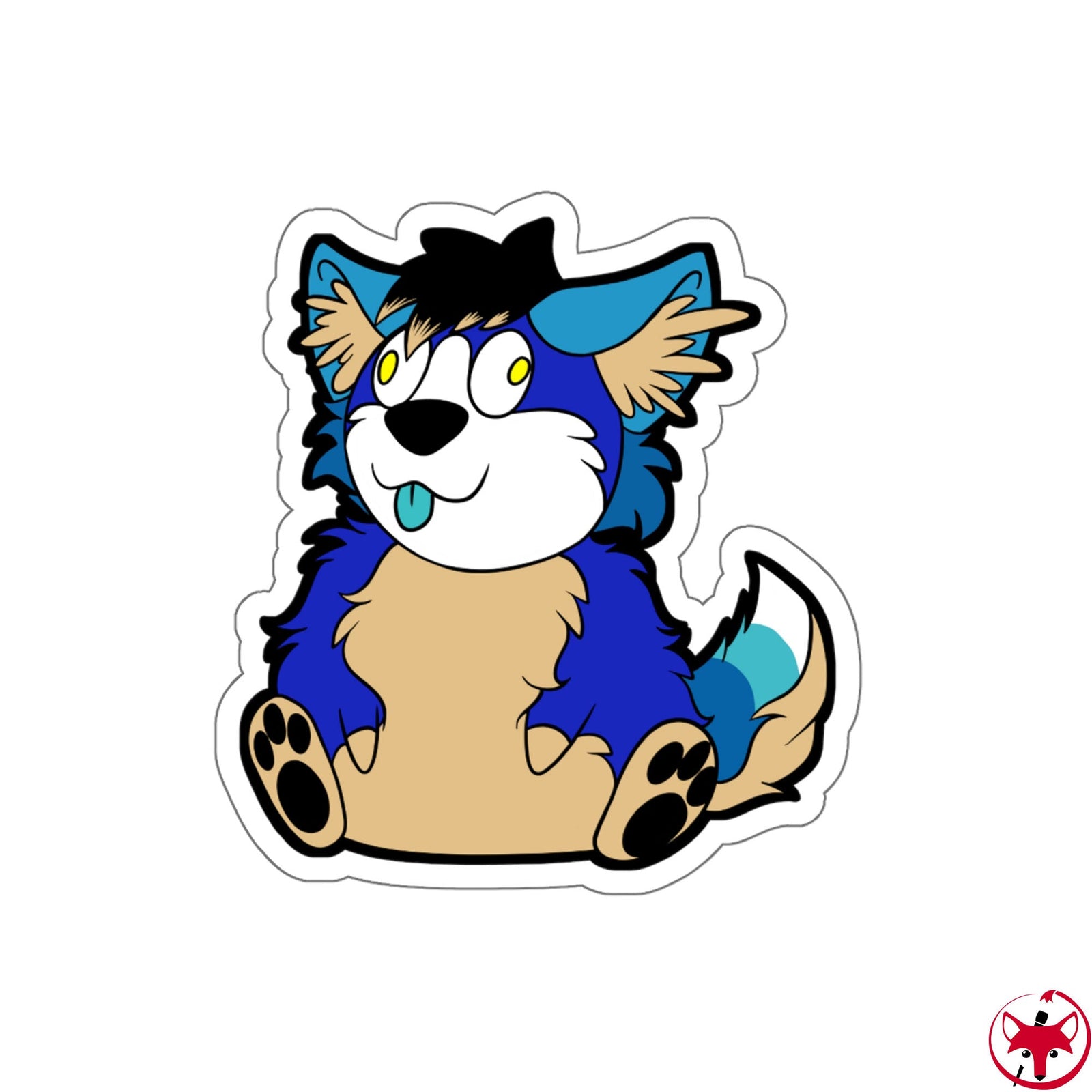 Thicc Boi No Text - Sticker Sticker AFLT-Hund The Hound 