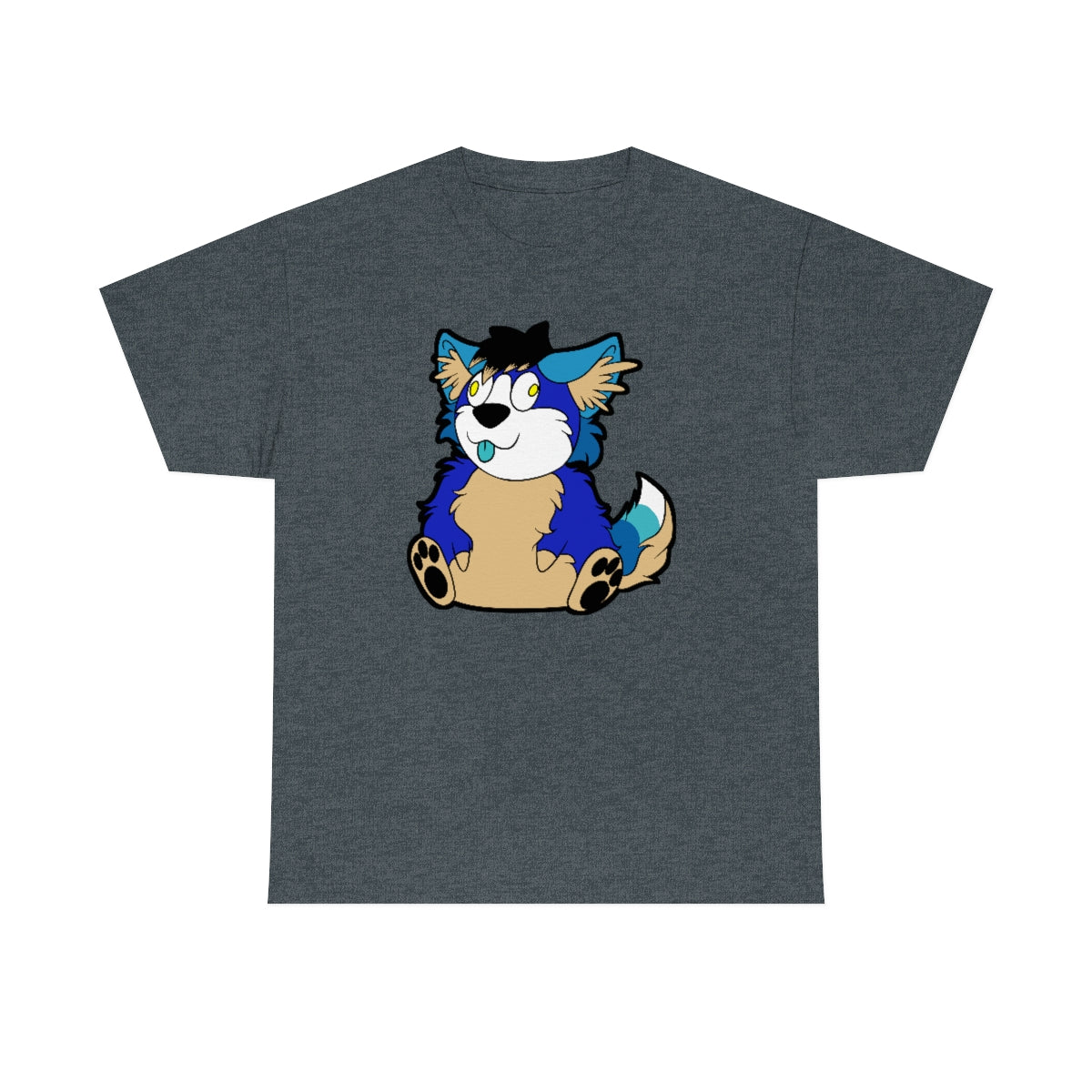 Thicc Boi No Text - T-Shirt T-Shirt AFLT-Hund The Hound Dark Heather S 