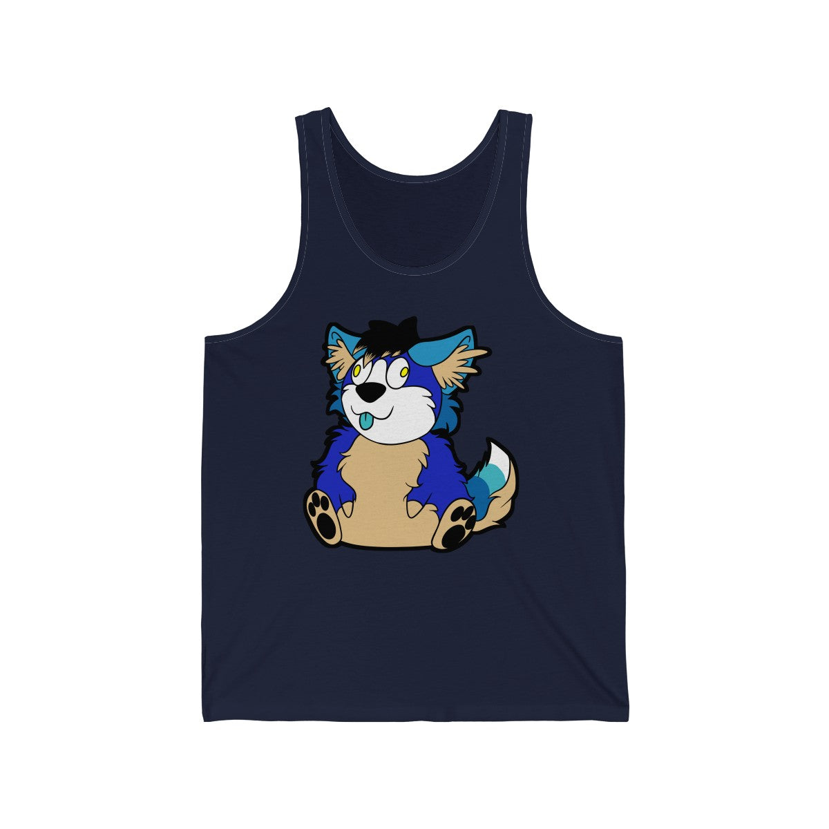 Thicc Boi No Text - Tank Top Tank Top AFLT-Hund The Hound Navy Blue XS 
