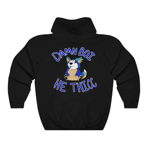 Thicc Boi With Text - Hoodie Hoodie AFLT-Hund The Hound Black S 