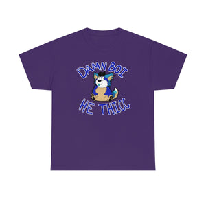 Thicc Boi With Text - T-Shirt T-Shirt AFLT-Hund The Hound Purple S 