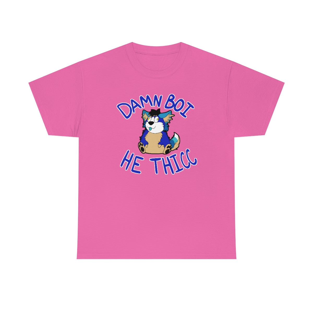 Thicc Boi With Text - T-Shirt T-Shirt AFLT-Hund The Hound Pink S 