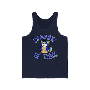 Thicc Boi With Text - Tank Top Tank Top AFLT-Hund The Hound Navy Blue XS 