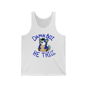 Thicc Boi With Text - Tank Top Tank Top AFLT-Hund The Hound White XS 