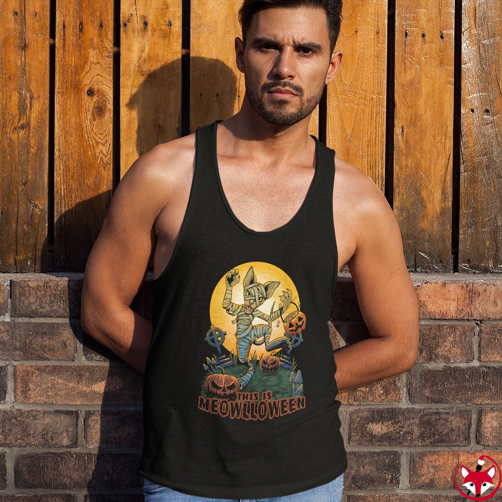 This is Meowlloween - Tank Top Tank Top Artworktee 