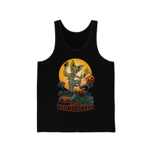 This is Meowlloween - Tank Top Tank Top Artworktee Black XS 