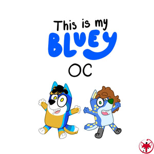 This is my Bluey OC - Sticker Sticker AFLT-Hund The Hound 