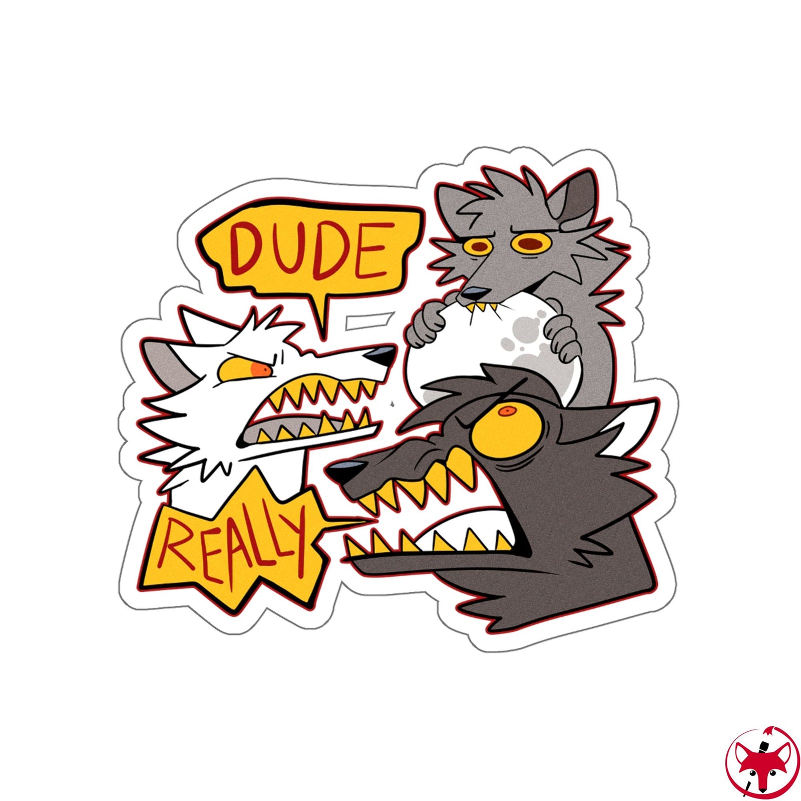 Three Wolf Moon - Sticker Sticker Cyamallo 