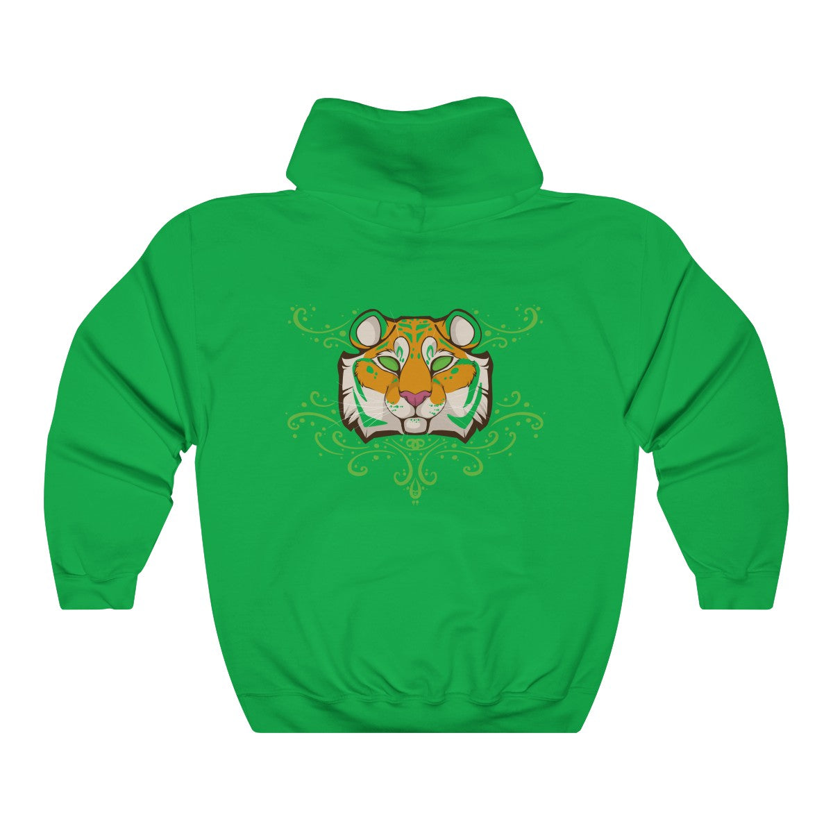 Tiger - Hoodie Hoodie Dire Creatures Green S 