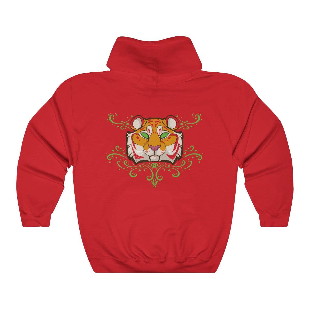 Tiger - Hoodie Hoodie Dire Creatures Red S 