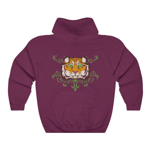 Tiger - Hoodie Hoodie Dire Creatures Maroon S 