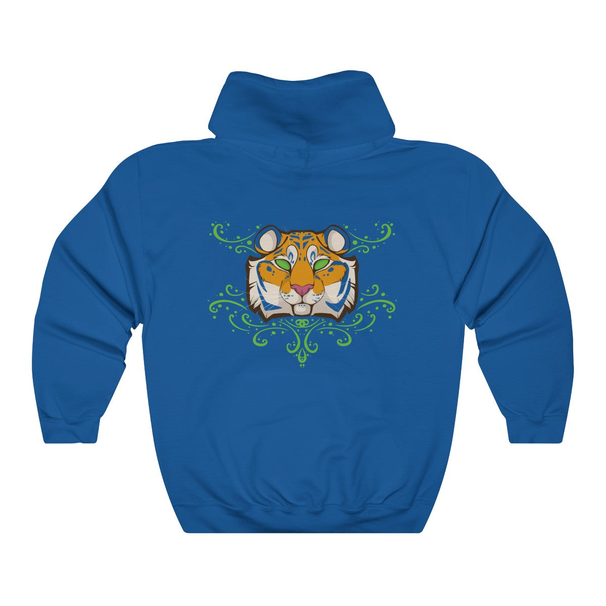 Tiger - Hoodie Hoodie Dire Creatures Royal Blue S 