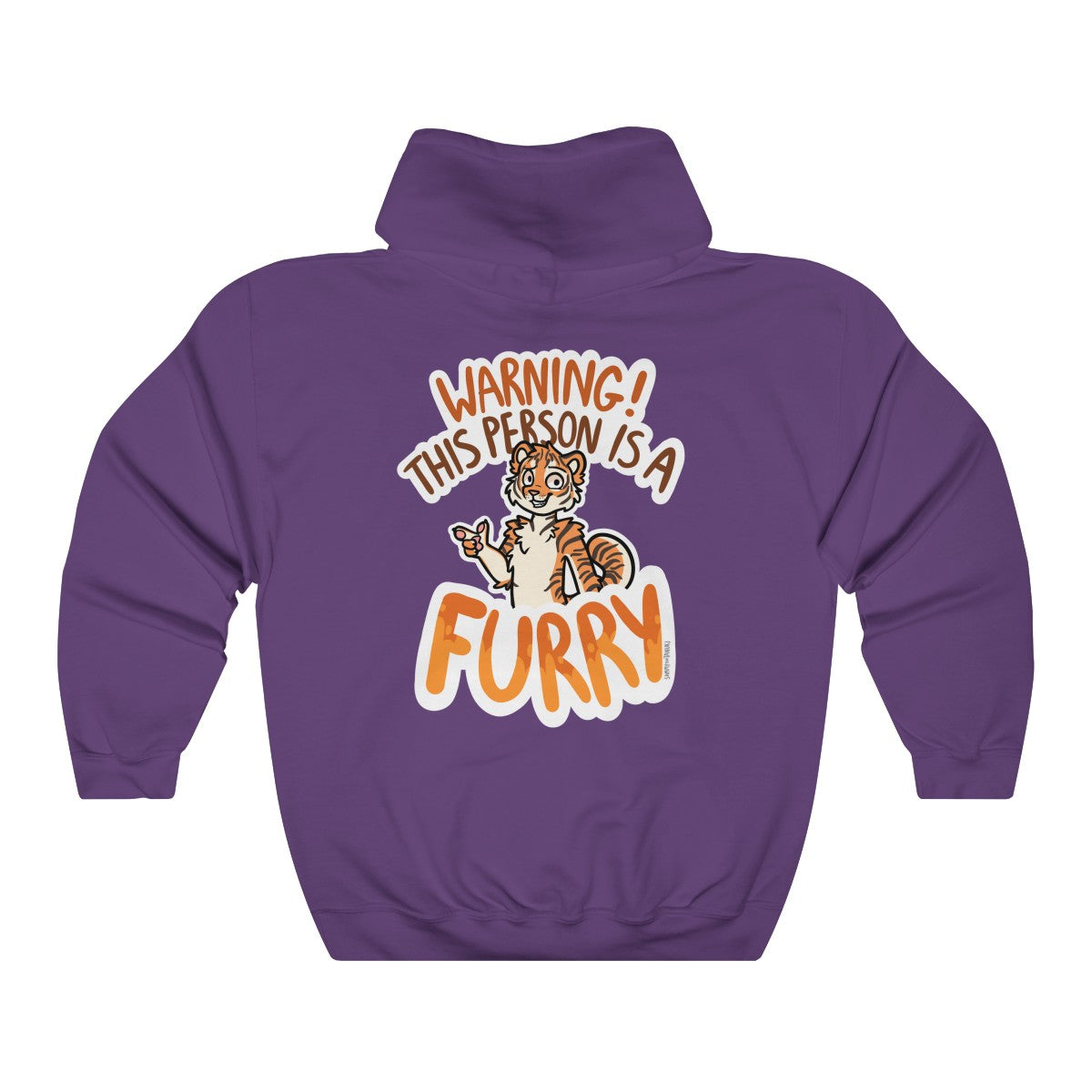 Tiger - Hoodie Hoodie Sammy The Tanuki Purple S 