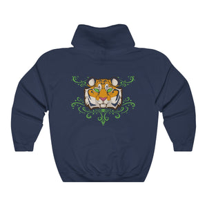 Tiger - Hoodie Hoodie Dire Creatures Navy Blue S 