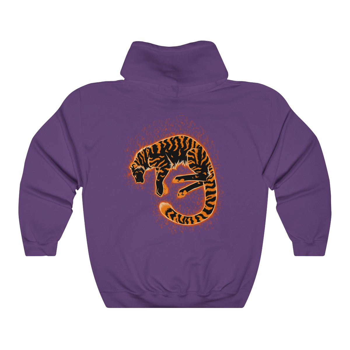 Tiger - Hoodie Hoodie Dire Creatures Purple S 
