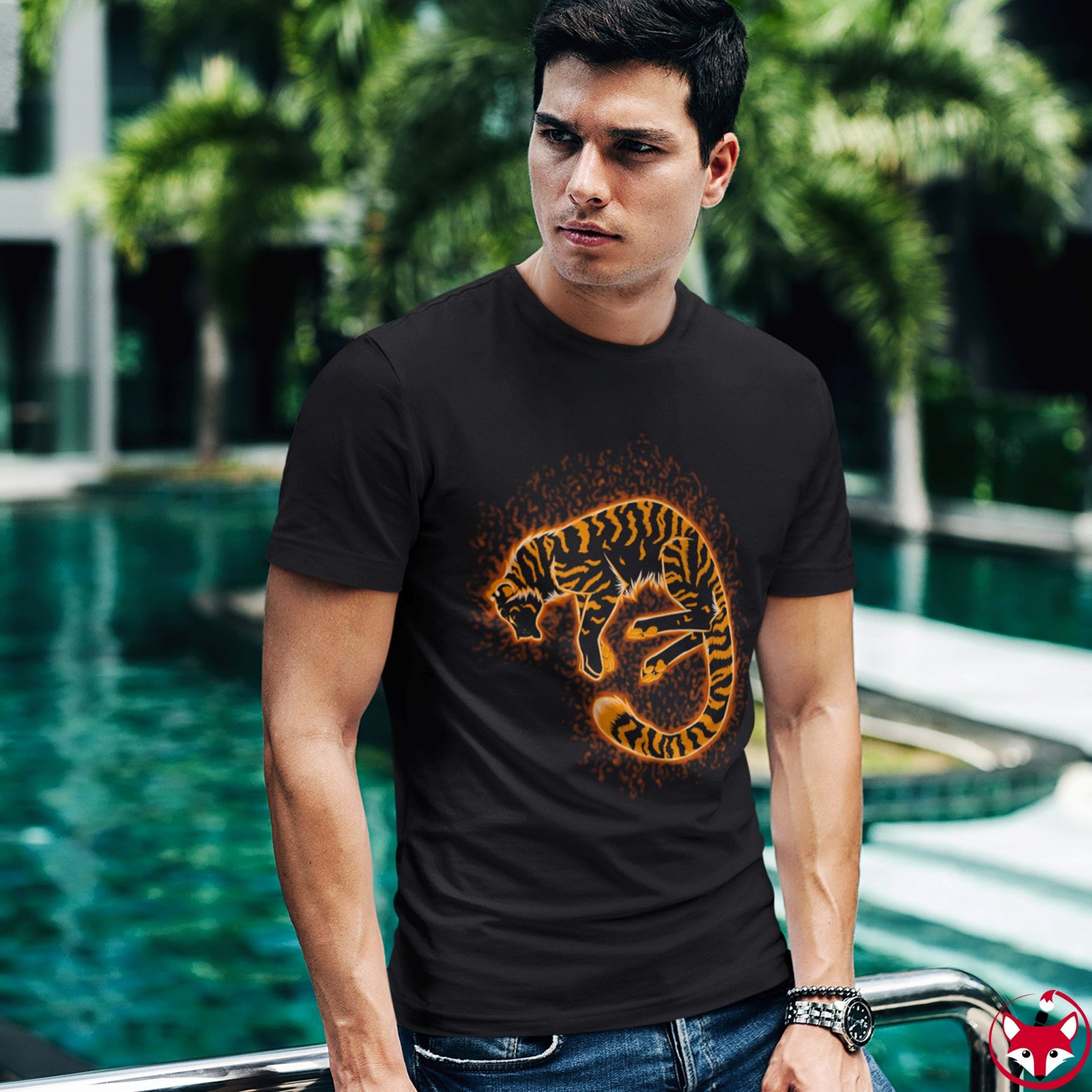 Tiger - T-Shirt T-Shirt Dire Creatures 