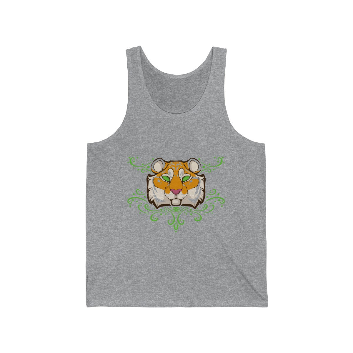 Tiger - Tank Top Tank Top Dire Creatures Heather XS 