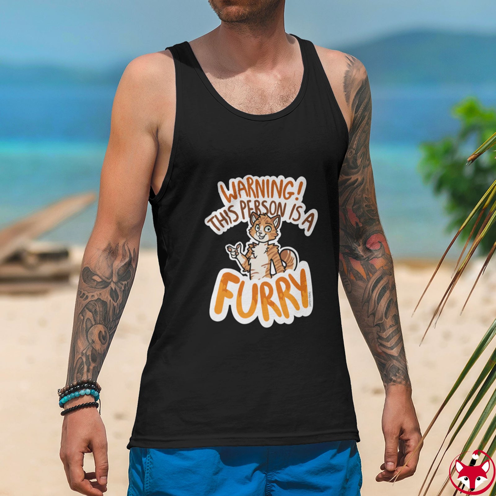 Tiger - Tank Top Tank Top Sammy The Tanuki 