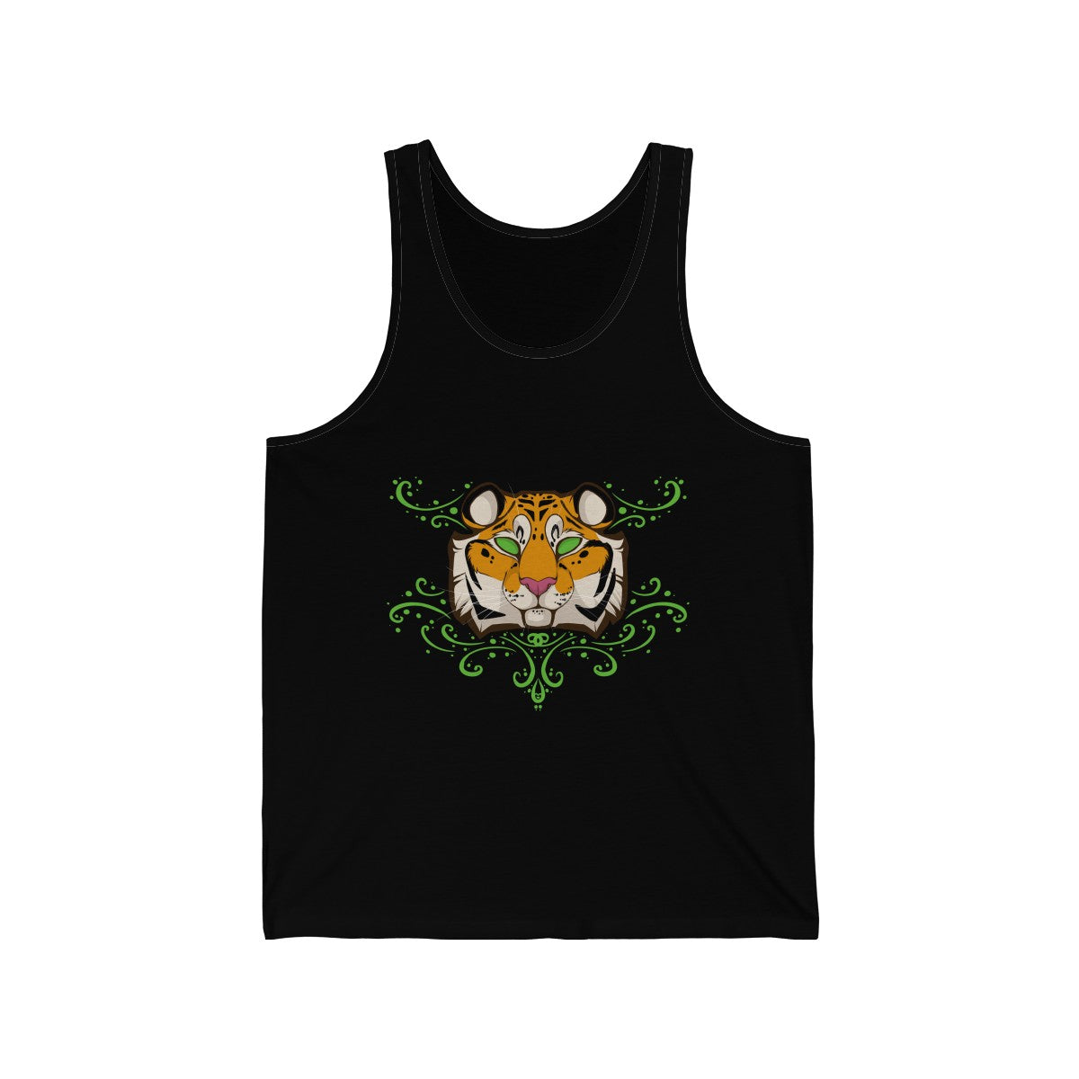 Tiger - Tank Top Tank Top Dire Creatures Black XS 