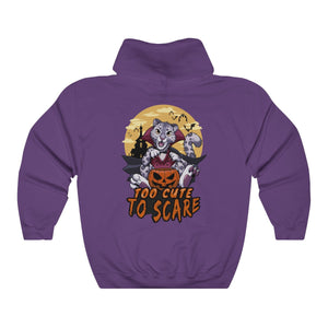 Too Cute to Scare - Hoodie Hoodie Artworktee Purple S 