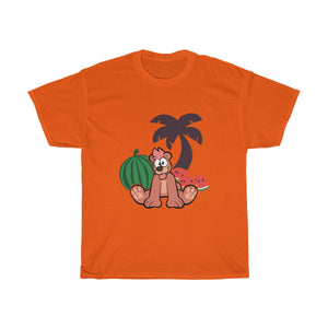 Tropical Bear - T-Shirt T-Shirt Motfal Orange S 