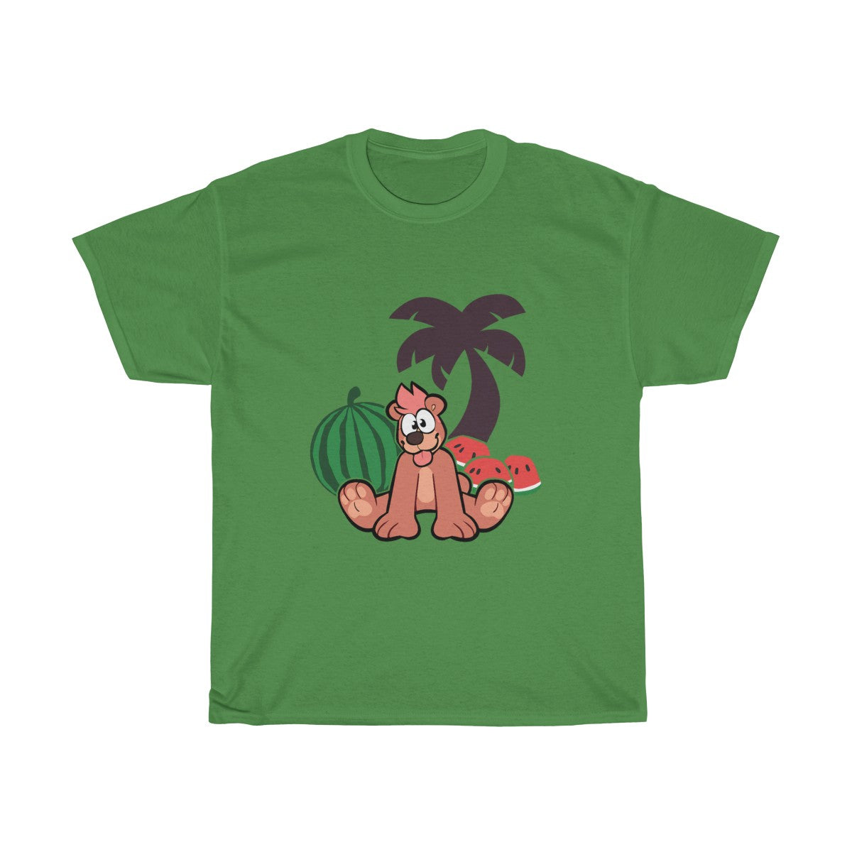 Tropical Bear - T-Shirt T-Shirt Motfal Green S 