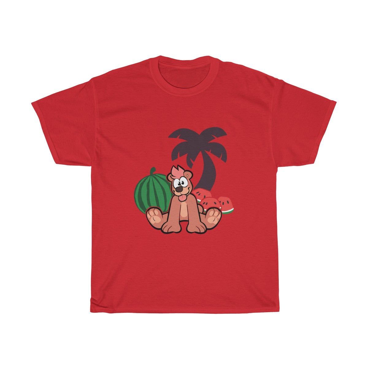 Tropical Bear - T-Shirt T-Shirt Motfal Red S 