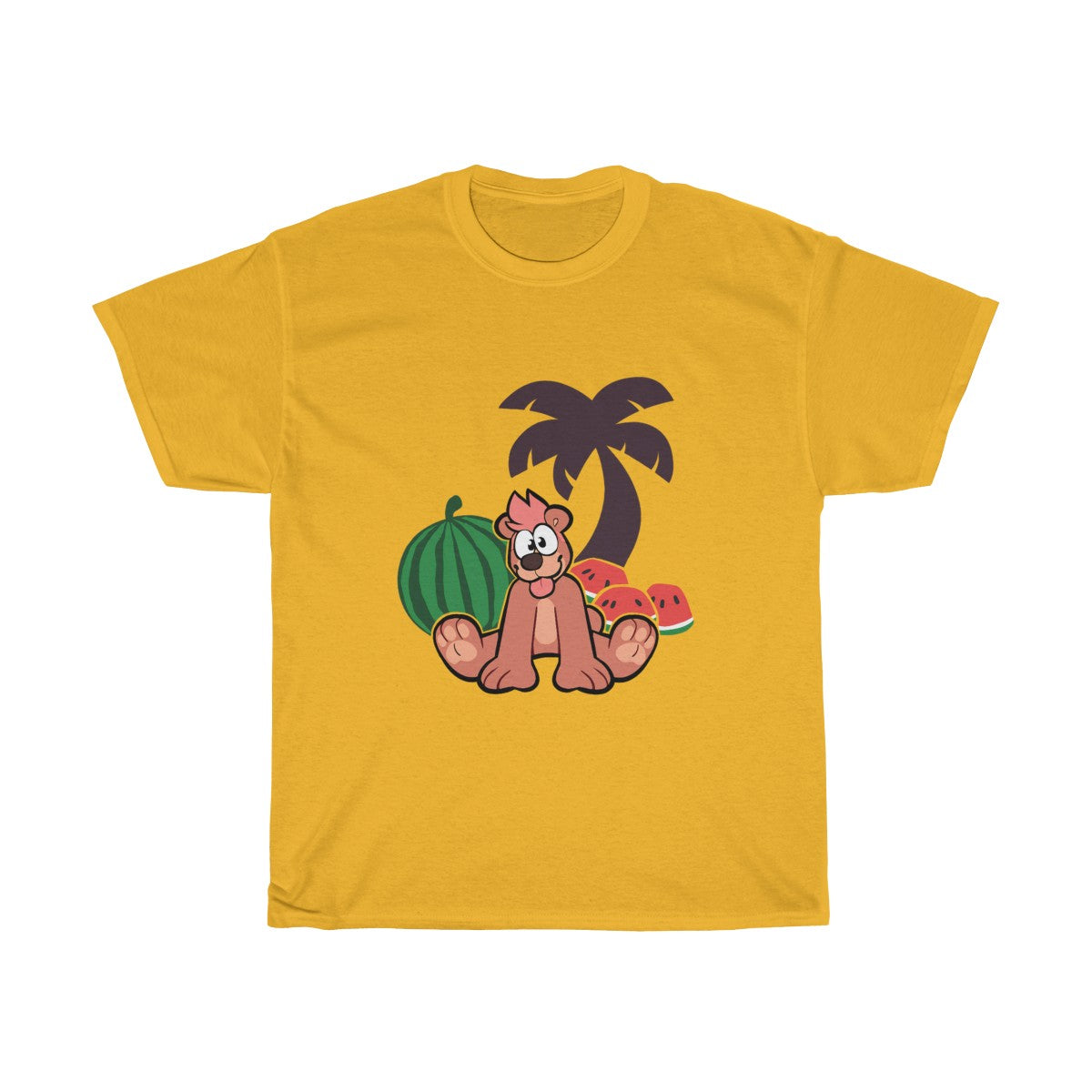 Tropical Bear - T-Shirt T-Shirt Motfal Gold S 