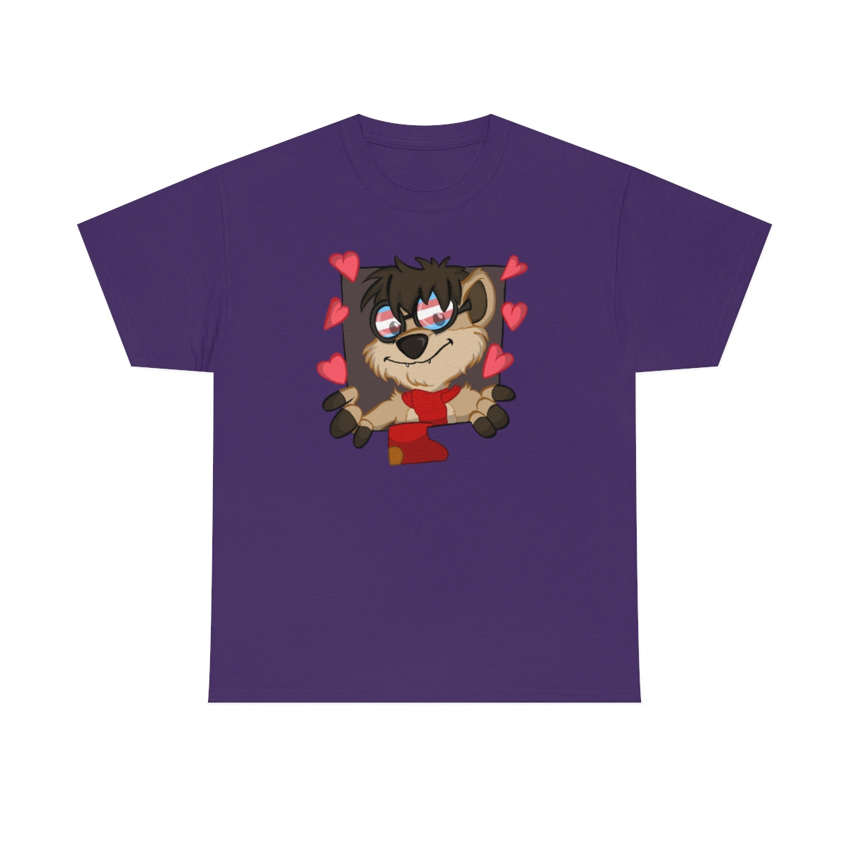 Trans - T-Shirt Hoodie Thabo Meerkat Purple S 
