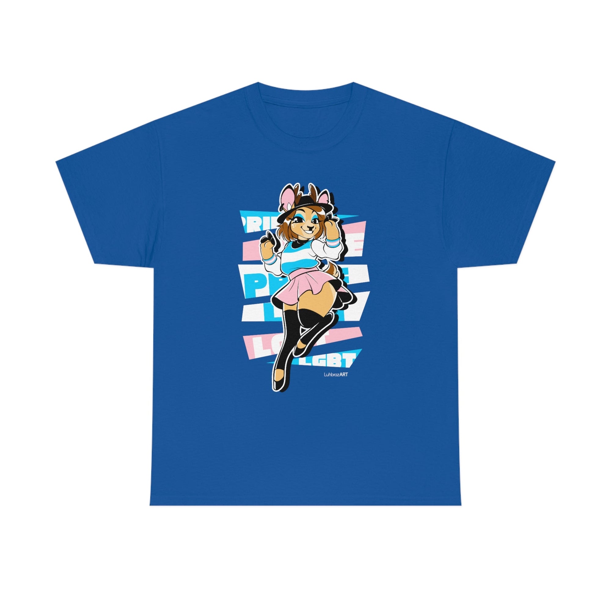 Trans Pride Alice Deer - T-Shirt T-Shirt Artworktee Royal Blue S 