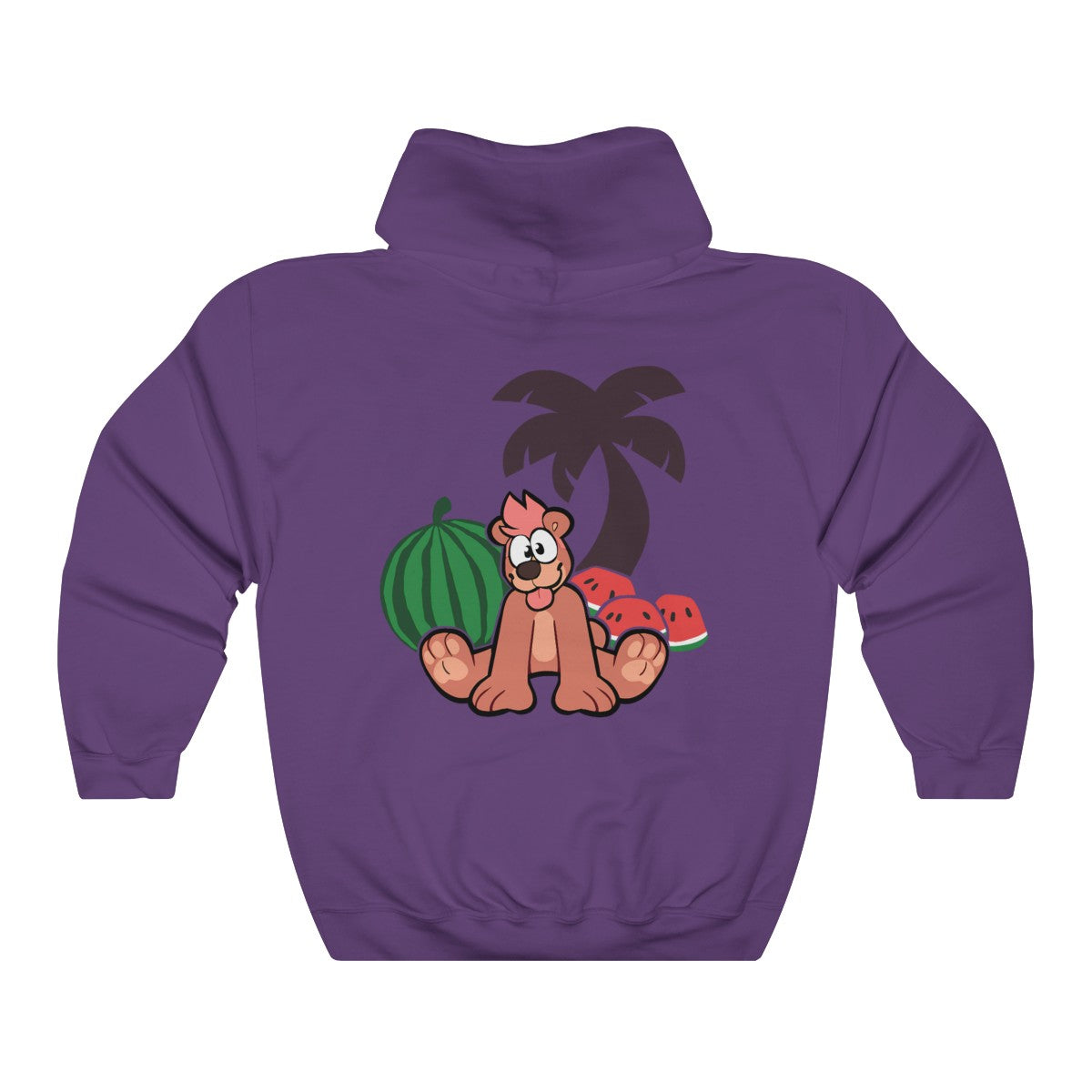 Tropical Bear - Hoodie Hoodie Motfal Purple S 