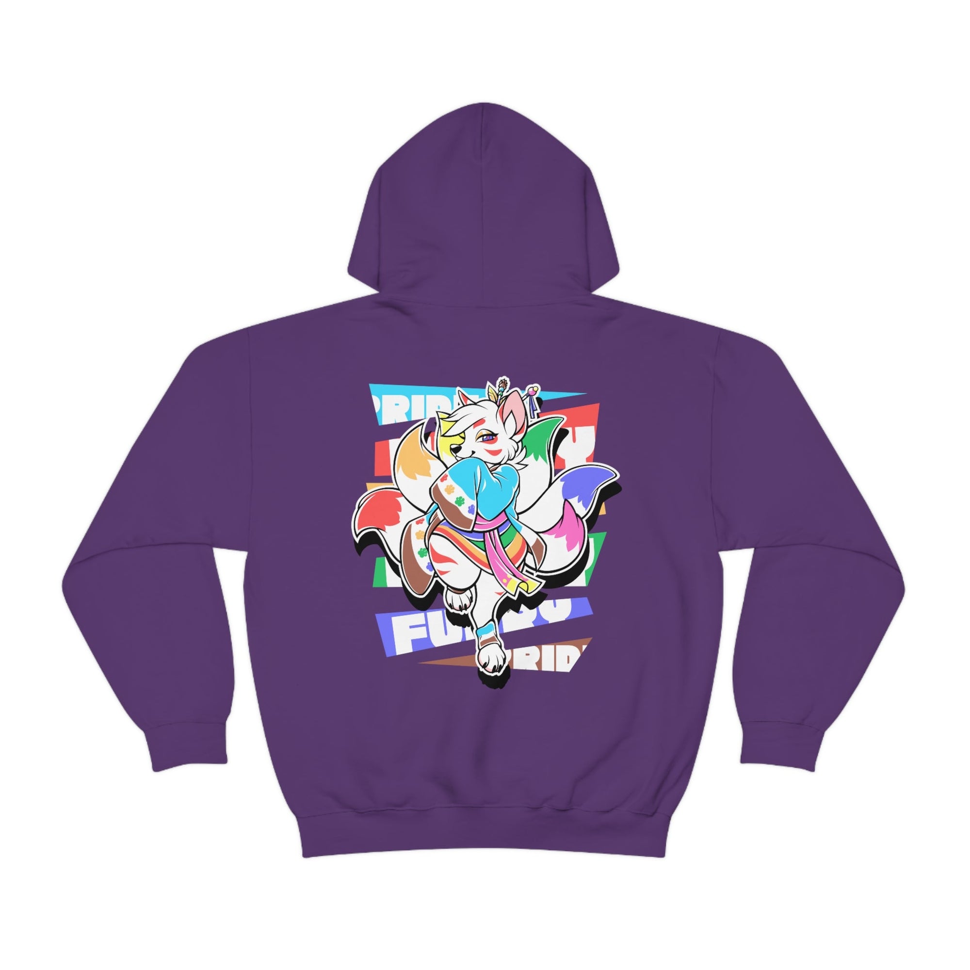 Unity Pride Momo Kitsune - Hoodie Hoodie Artworktee Purple S 