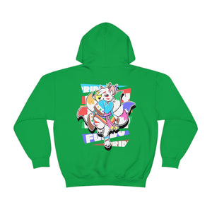 Unity Pride Momo Kitsune - Hoodie Hoodie Artworktee Green S 