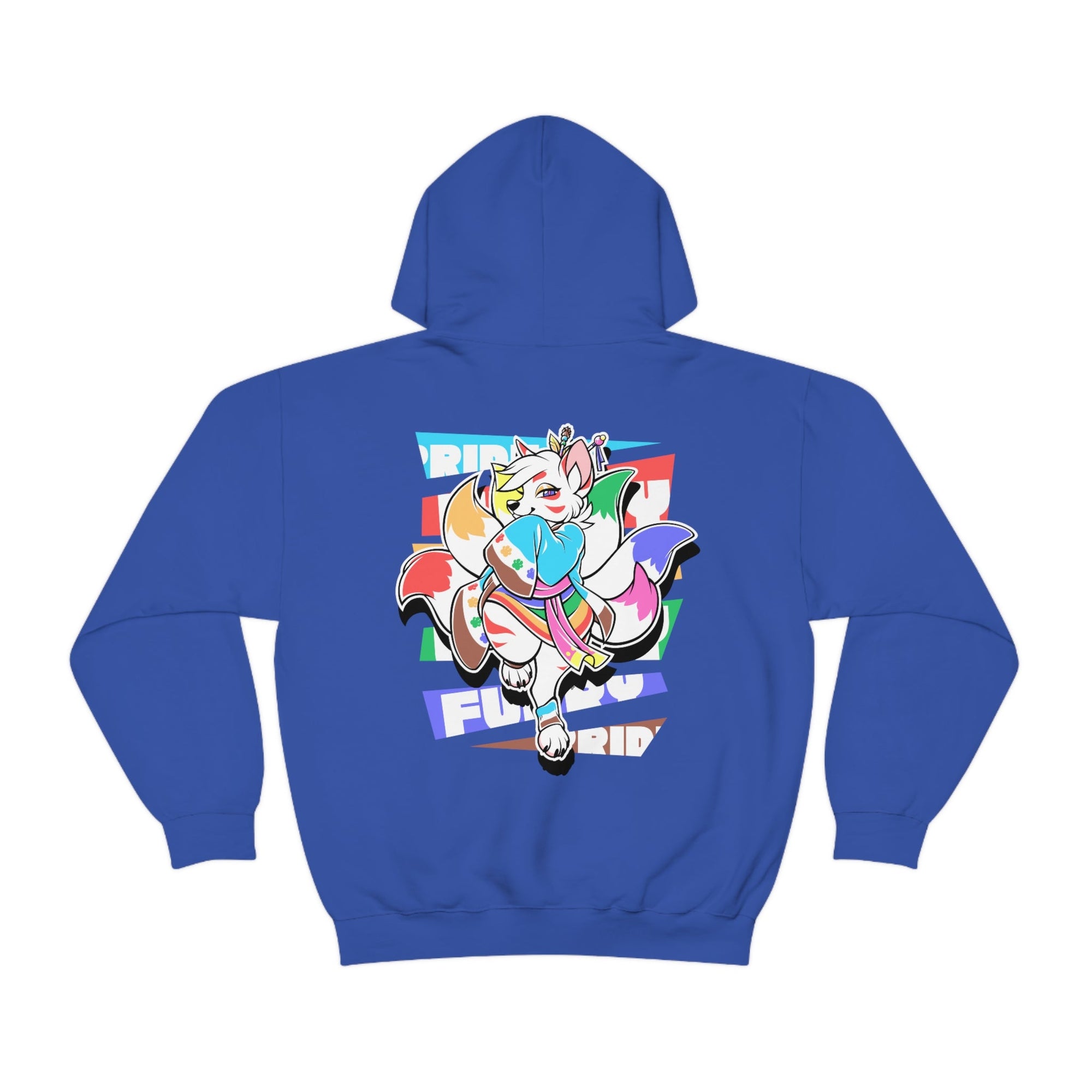 Unity Pride Momo Kitsune - Hoodie Hoodie Artworktee Royal Blue S 