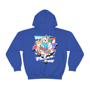Unity Pride Momo Kitsune - Hoodie Hoodie Artworktee Royal Blue S 