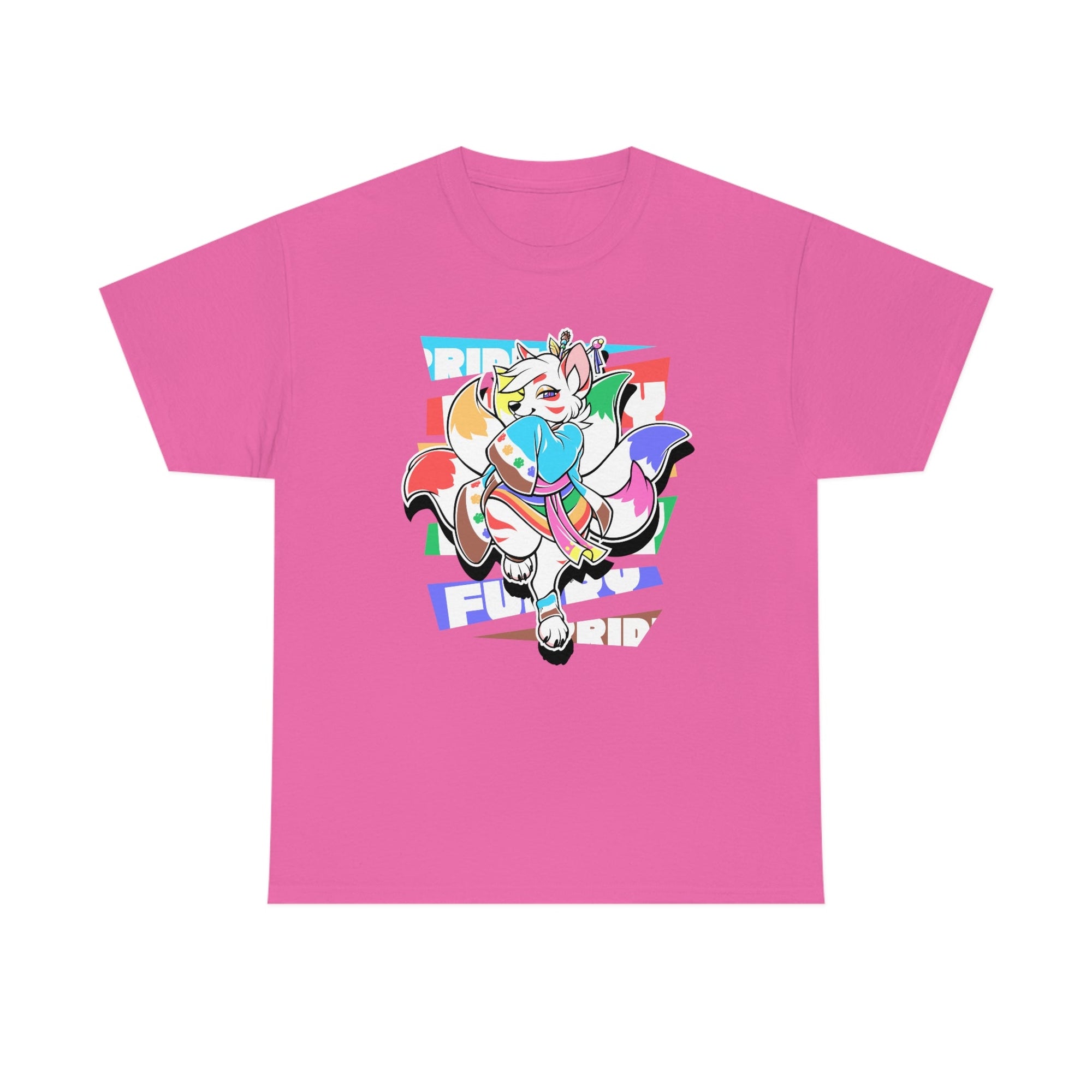 Unity Pride Momo Kitsune - T-Shirt T-Shirt Artworktee Pink S 