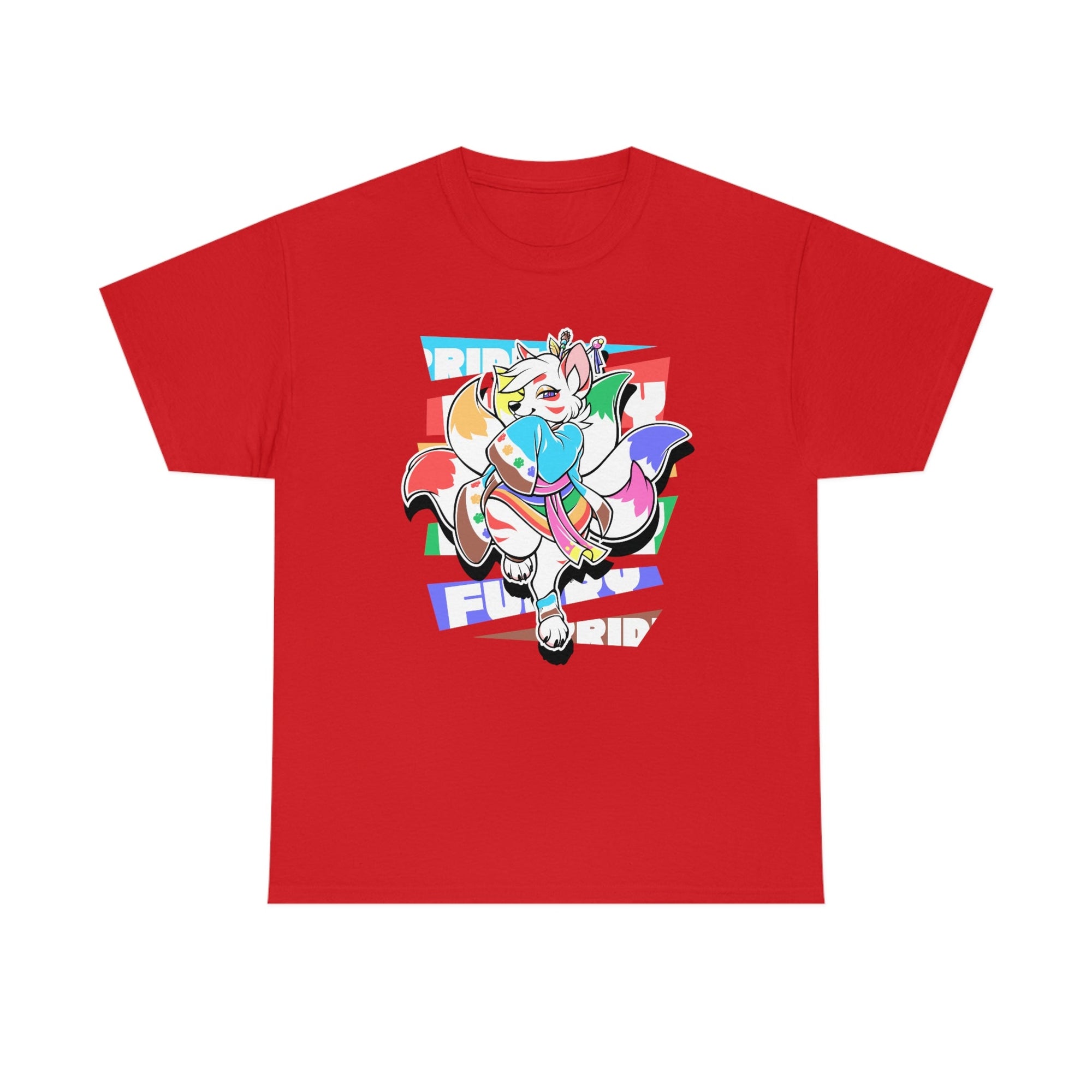 Unity Pride Momo Kitsune - T-Shirt T-Shirt Artworktee Red S 