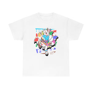 Unity Pride Momo Kitsune - T-Shirt T-Shirt Artworktee White S 
