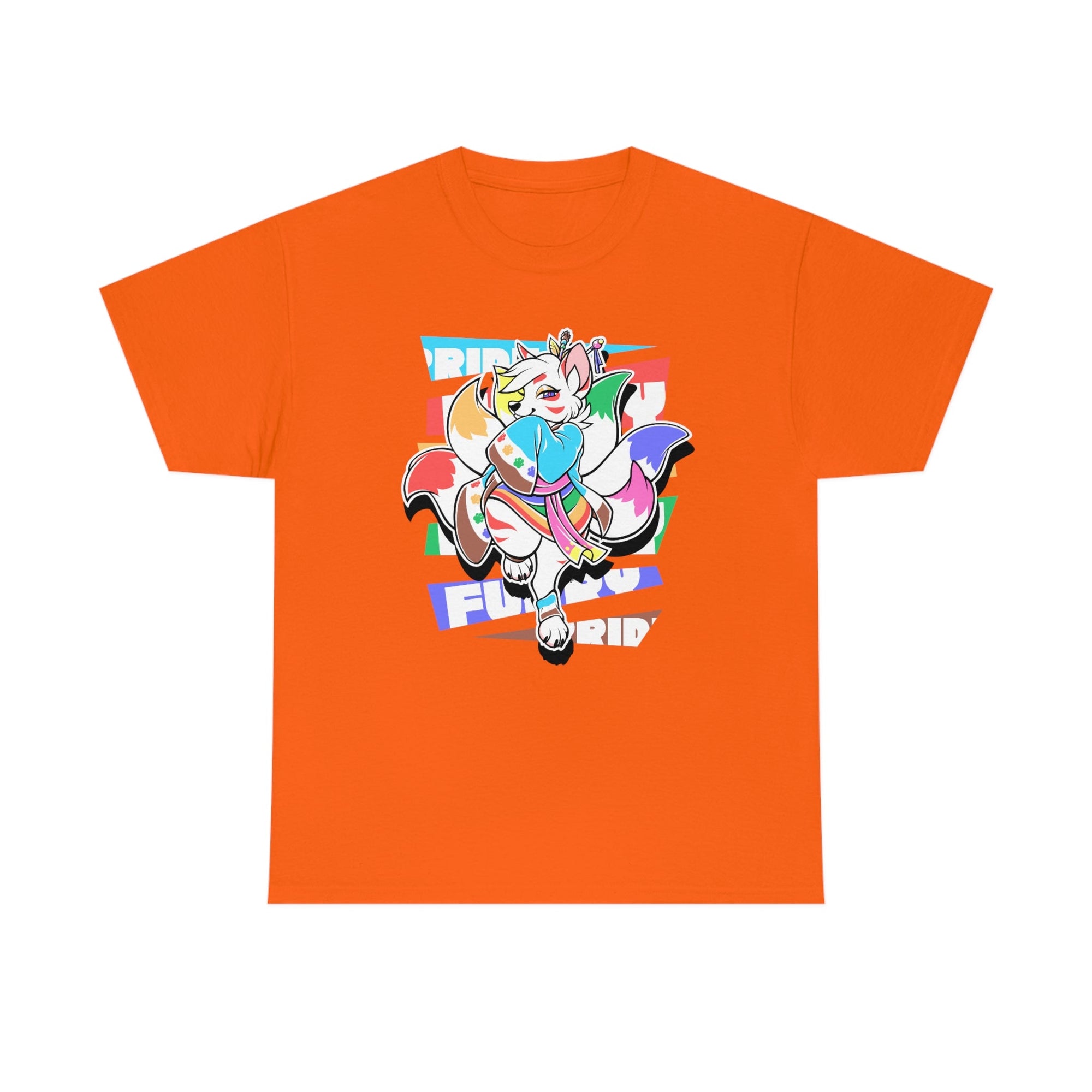 Unity Pride Momo Kitsune - T-Shirt T-Shirt Artworktee Orange S 